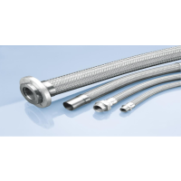 SS Corrugated Hose Assemblies – Flexible Stainless Steel Corrugated and Braided Hose for High Temp Gas, Steam, and Chemical Applications with Custom Lengths
